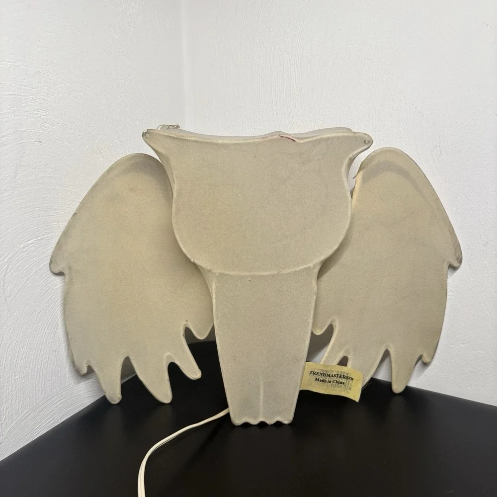 Vintage TRENDMASTERS RARE‎ Owl Hanging Lantern Pink Light 1980s Scary